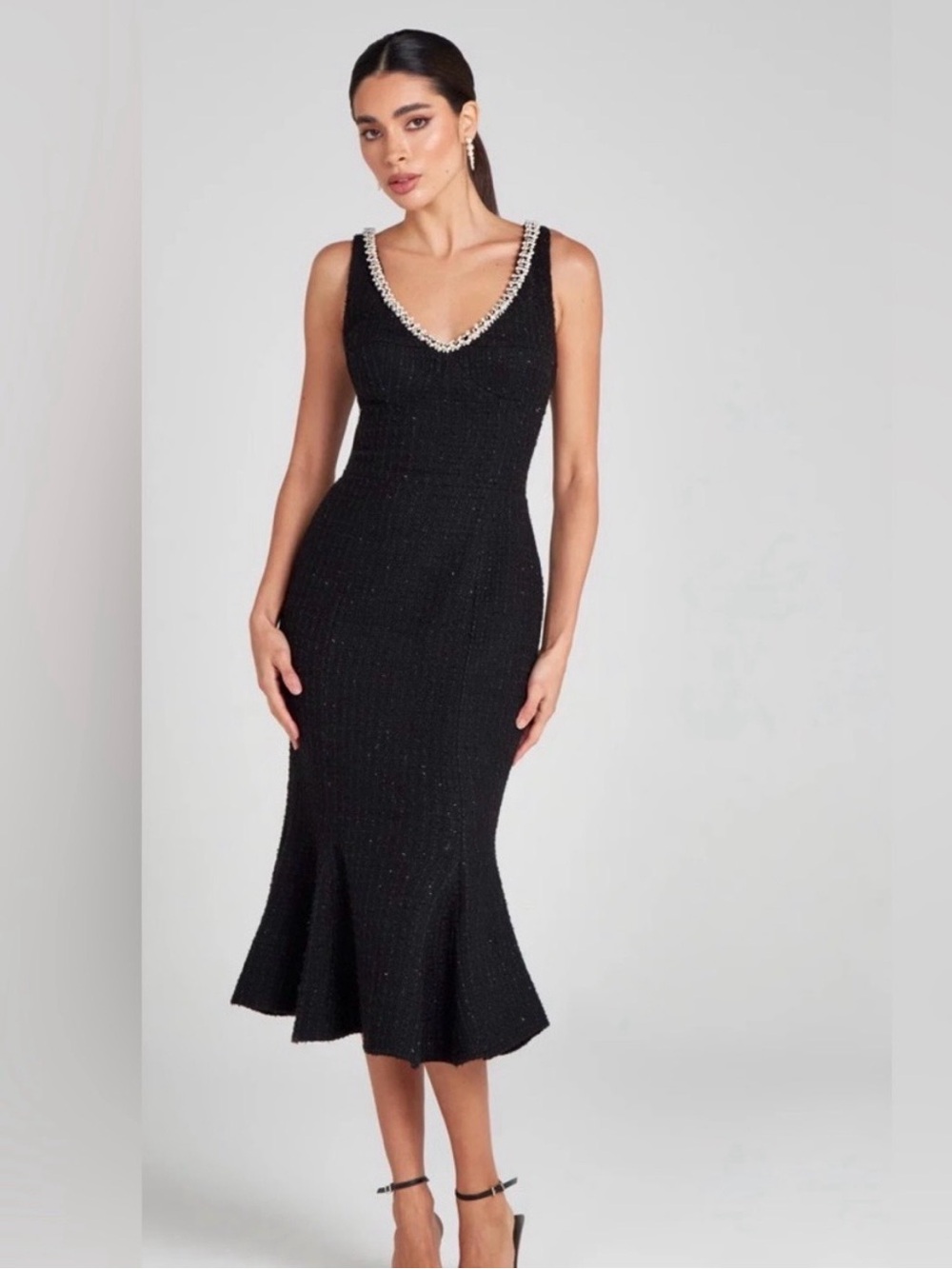NADINE MERABI Penelope Midi Dress